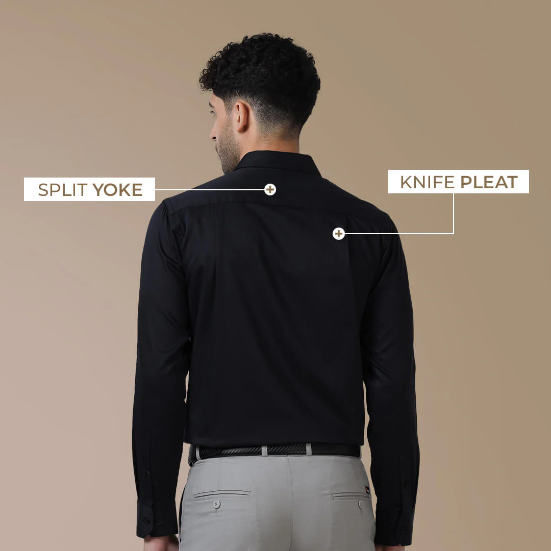 Cambridge Giza Cotton Shirt In Raven - Image 8