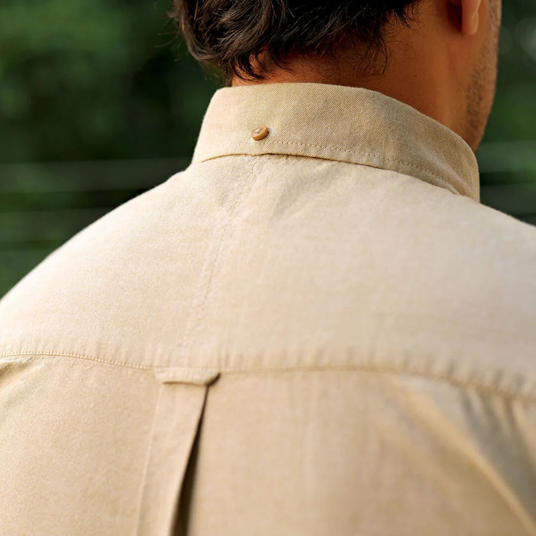 Regal Oxford Solid shirt in Almond - Image 7