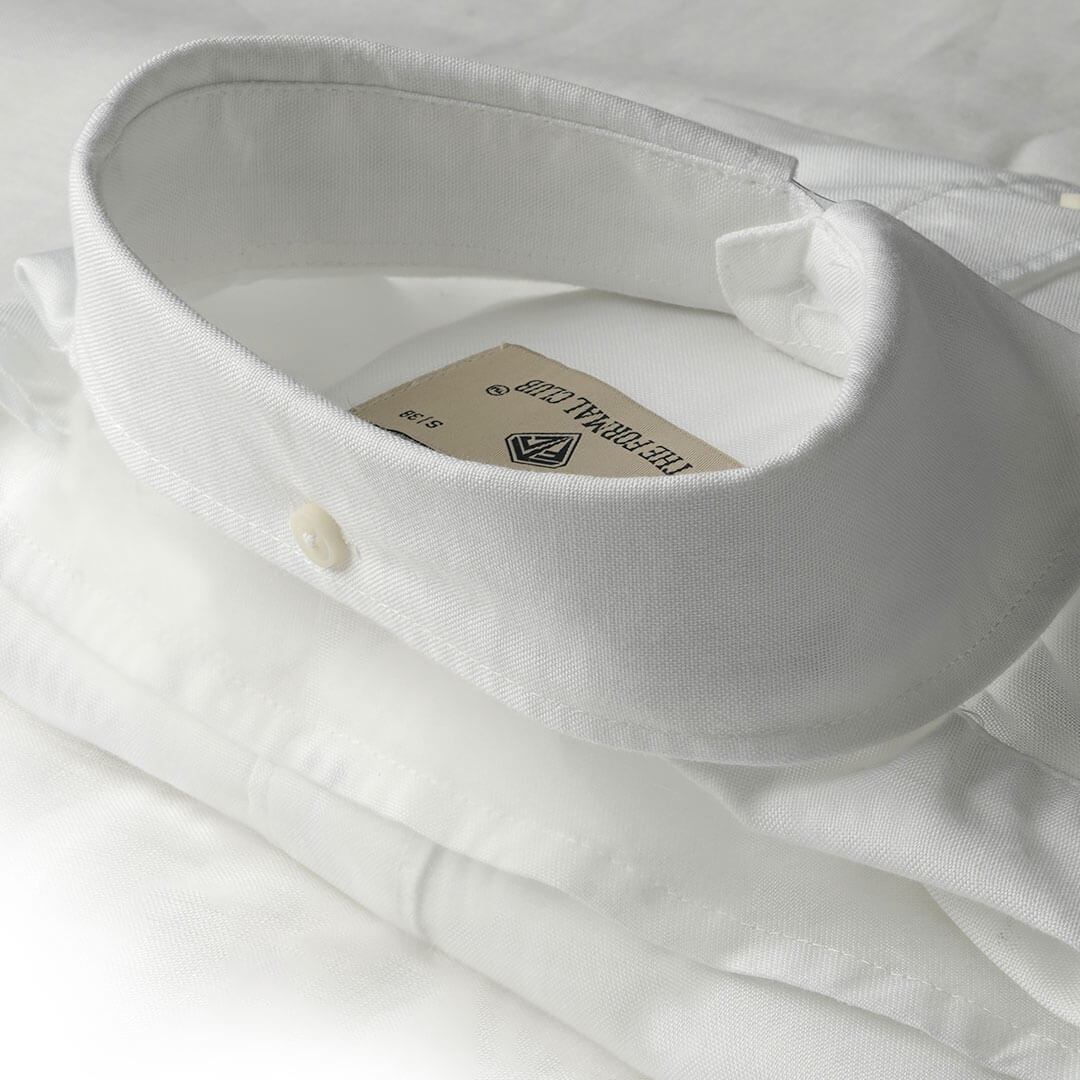 Regal Oxford Solid shirt in Cloud White - Image 6