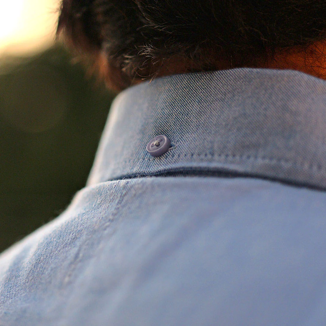 Regal Oxford Solid shirt in Ice Blue - Image 7